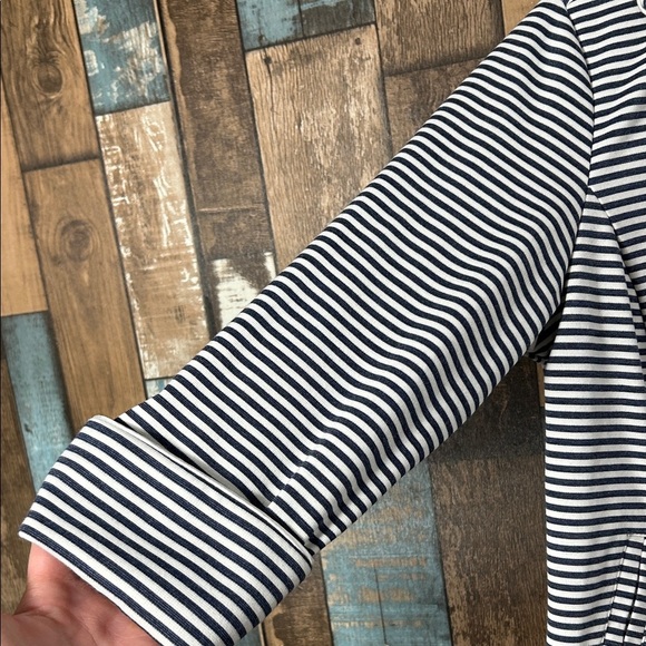 Erin  London Blue and White Striped sailorWomen's Jacket - Picture 13 of 16